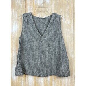 Marine Layer Gray Striped Tunic Top